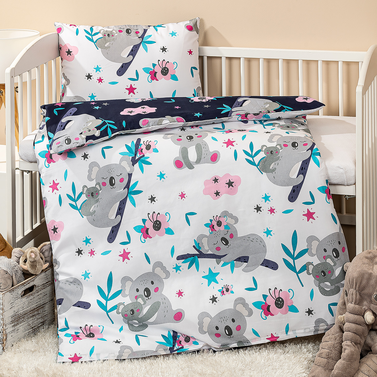 4Home Bavlněné povlečení Koala friend , 100 x 135 cm, 40 x 60 cm 4Home Bavlněné povlečení Koala friend , 100 x 135 cm, 40 x 60 cm