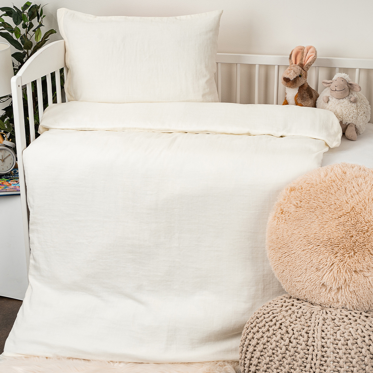 4Home Detské mušelínové obliečky do postieľky Cream, 100 x 135 cm, 40 x 60 cm 4Home Detské mušelínové obliečky do postieľky Cream, 100 x 135 cm, 40 x 60 cm