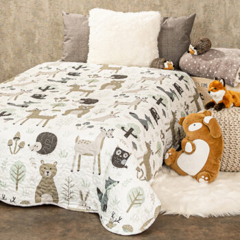 4Home Detský prehoz na posteľ Nordic Friends, 140 x 220 cm