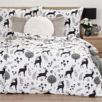 4Home Flanelové obliečky Autumn Forest, 160 x 200 cm, 70 x 80 cm