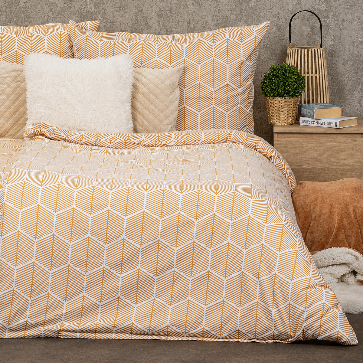 4Home Flanelové obliečky Honey, 160 x 200 cm, 70 x 80 cm 4Home Flanelové obliečky Honey, 160 x 200 cm, 70 x 80 cm