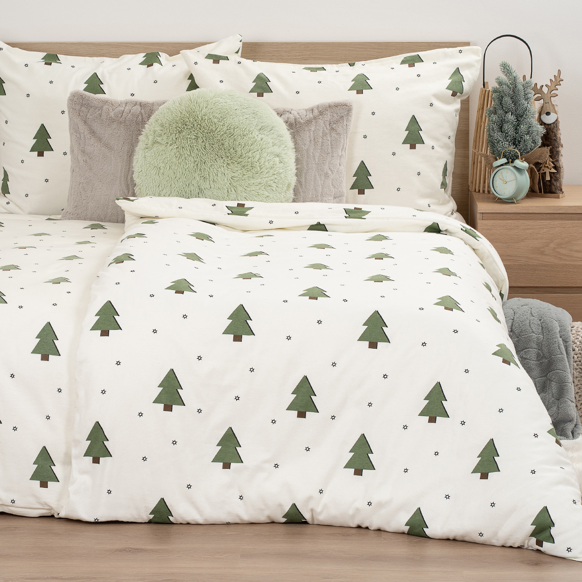 4Home Flanelové obliečky Little Trees, 140 x 220 cm, 70 x 90 cm 4Home Flanelové obliečky Little Trees, 140 x 220 cm, 70 x 90 cm