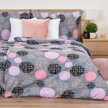 4Home Krepové obliečky Pink illusion, 160 x 200 cm, 70 x 80 cm