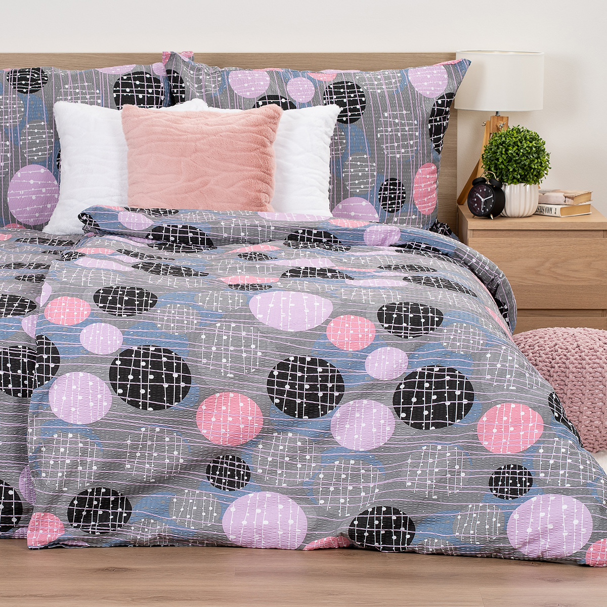 4Home Krepové obliečky Pink illusion, 160 x 200 cm, 70 x 80 cm 4Home Krepové obliečky Pink illusion, 160 x 200 cm, 70 x 80 cm