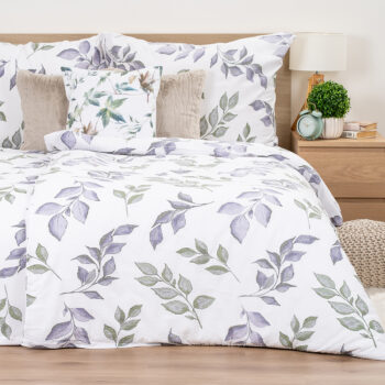 4Home Krepové obliečky Soft Leaves, 160 x 200 cm, 70 x 80 cm
