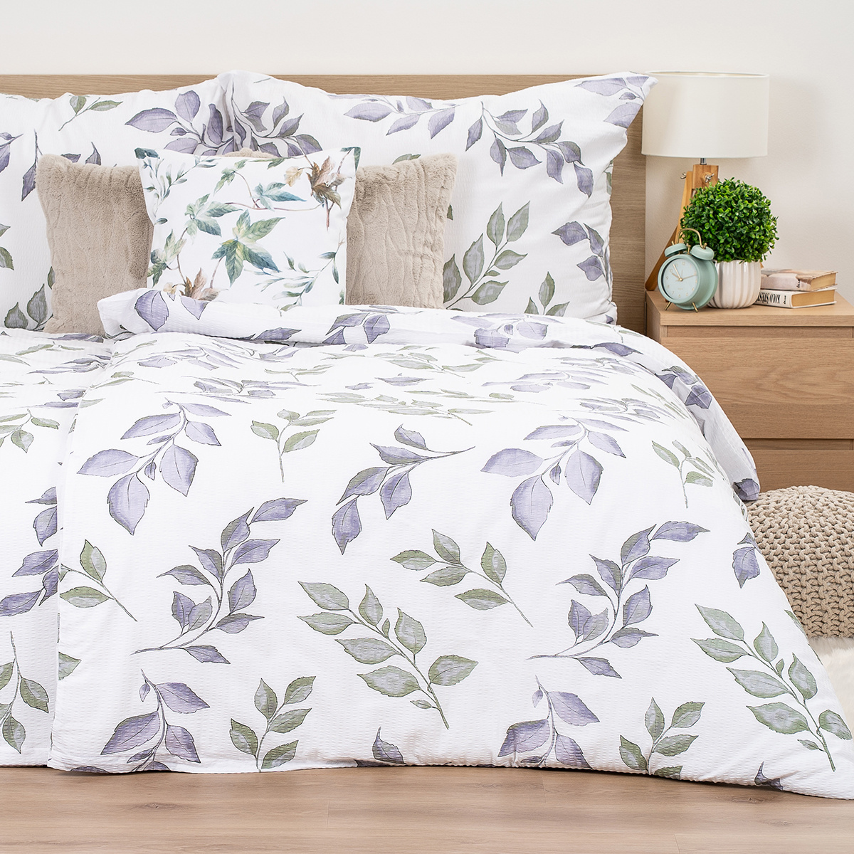 4Home Krepové obliečky Soft Leaves, 160 x 200 cm, 70 x 80 cm 4Home Krepové obliečky Soft Leaves, 160 x 200 cm, 70 x 80 cm
