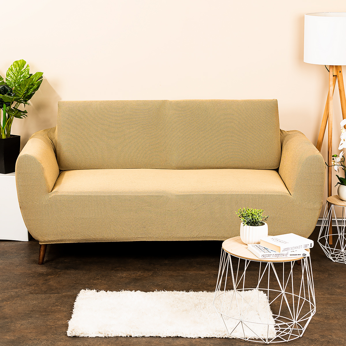 4Home Multielastický poťah na dvojkreslo Comfort béžová, 140 - 180 cm 4Home Multielastický poťah na dvojkreslo Comfort béžová, 140 - 180 cm