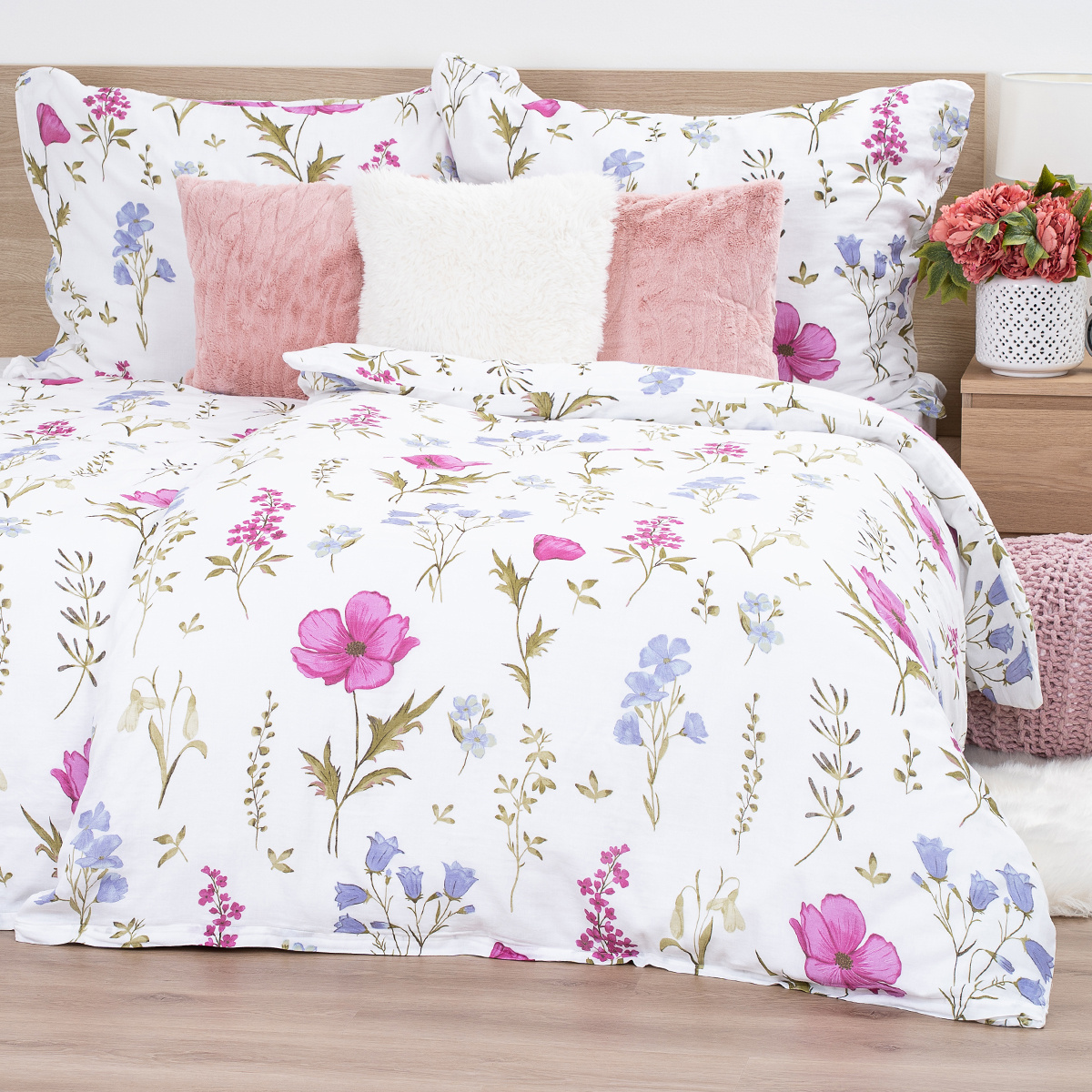 4Home Mušelínové obliečky Wildflower Harmony, 140 x 220 cm, 70 x 90 cm 4Home Mušelínové obliečky Wildflower Harmony, 140 x 220 cm, 70 x 90 cm