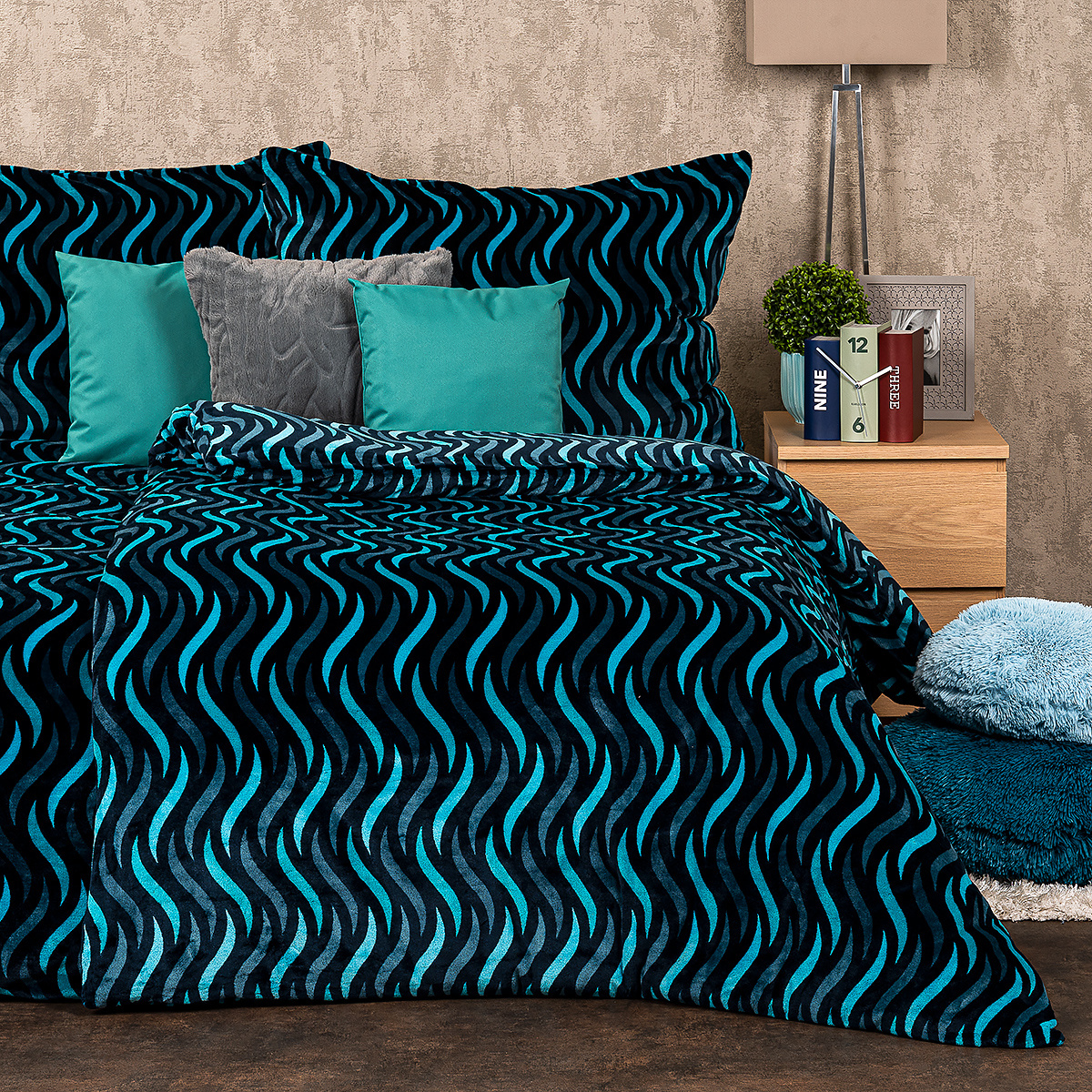 4Home Obliečky Wave mikroflanel, 140 x 220 cm, 70 x 90 cm 4Home Obliečky Wave mikroflanel, 140 x 220 cm, 70 x 90 cm