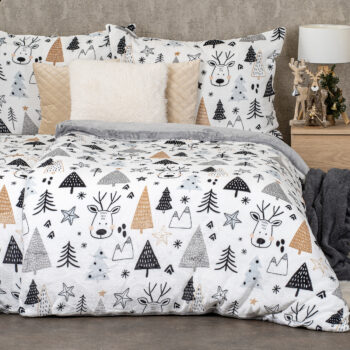 4Home Obliečky mikroflanel Nordic forest, 160 x 200 cm, 70 x 80 cm