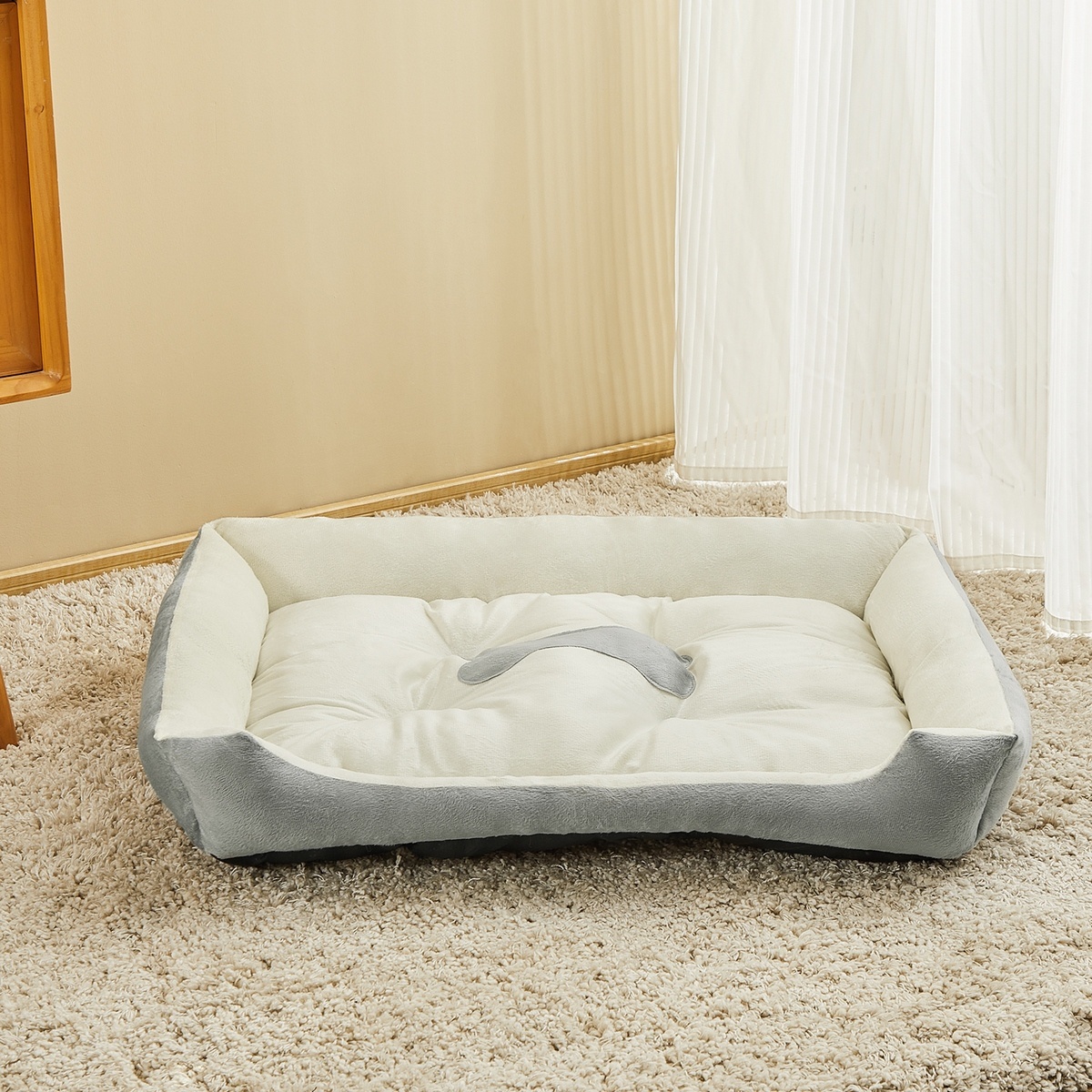 4Home Pelech pre psa Bone, 80 x 60 x 15 cm 4Home Pelech pre psa Bone, 80 x 60 x 15 cm