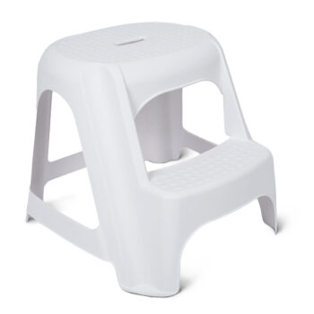 4Home Plastové stúpadlo, biela, 55 x 48 x 40 cm