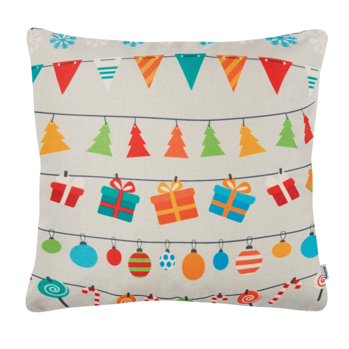 4Home Vianočná obliečka na vankúšik Christmas Lights, 45 x 45 cm 4Home Vianočná obliečka na vankúšik Christmas Lights, 45 x 45 cm