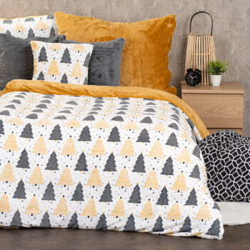 4Home Vianočné obliečky mikroflanel Nordic winter, 140 x 220 cm, 70 x 90 cm