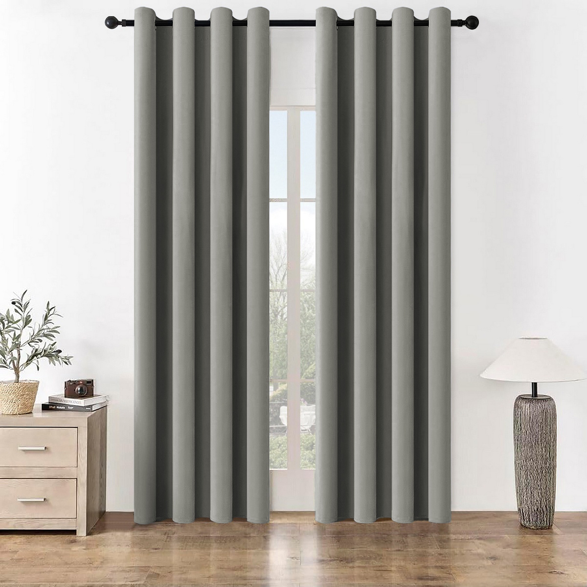 4Home Zatemňovací záves Manila sivozelená, 150 x 250 cm 4Home Zatemňovací záves Manila sivozelená, 150 x 250 cm