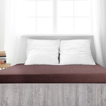 4Home froté prestieradlo Ideál tmavohnedá, 180 x 200 cm