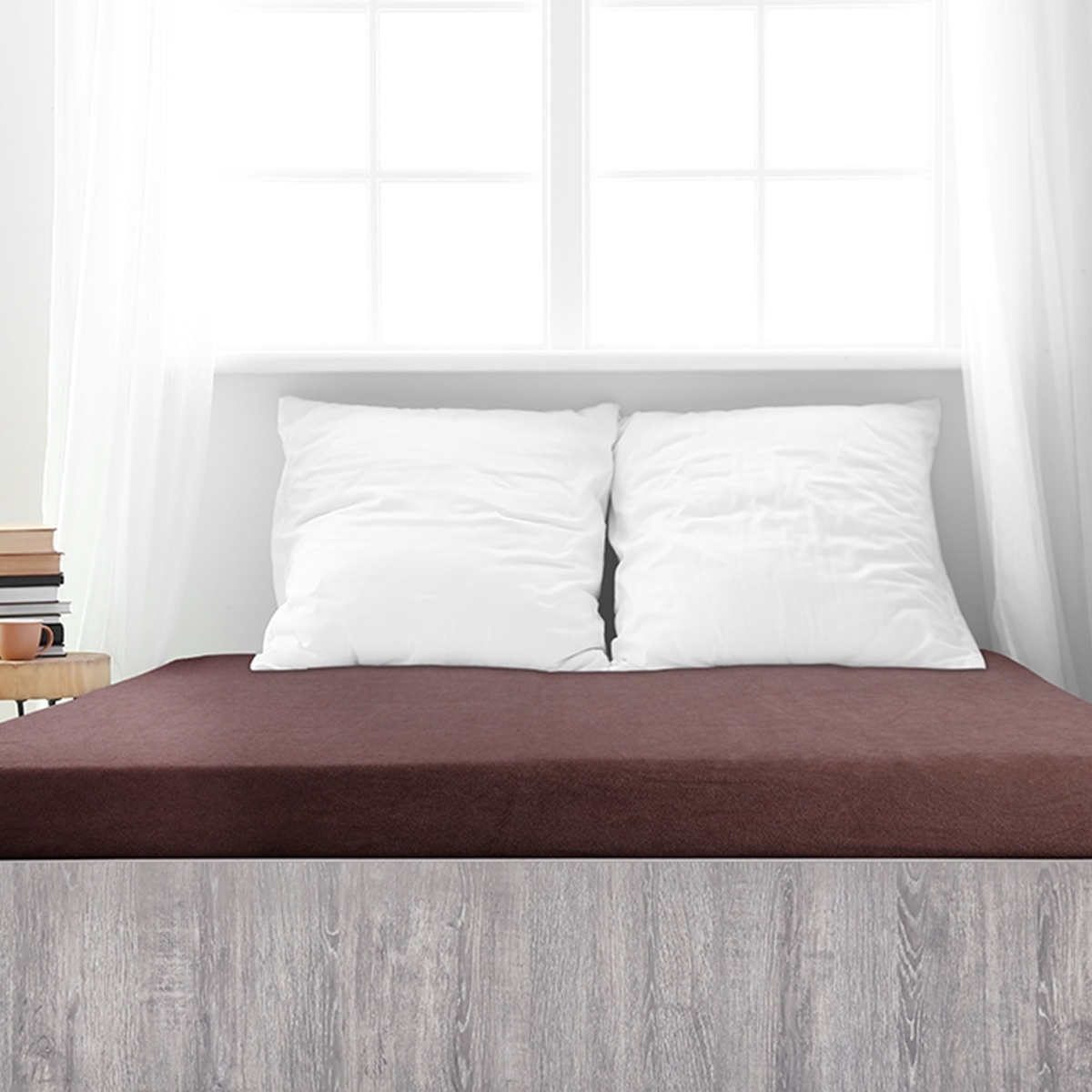 4Home froté prestieradlo Ideál tmavohnedá, 180 x 200 cm 4Home froté prestieradlo Ideál tmavohnedá, 180 x 200 cm