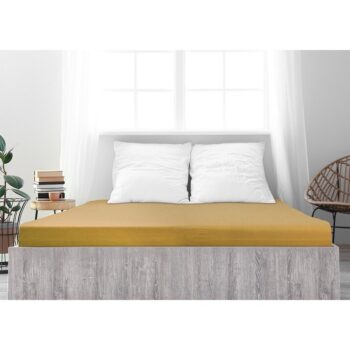 4Home jersey prestieradlo Ideál horčicová, 100 x 200 cm