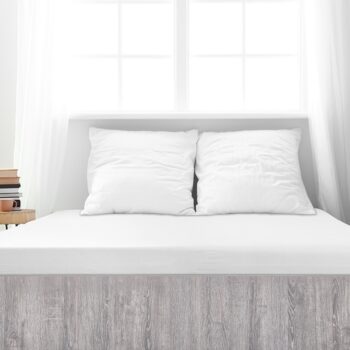 4Home jersey prestieradlo Mako biela, 90 x 200 cm