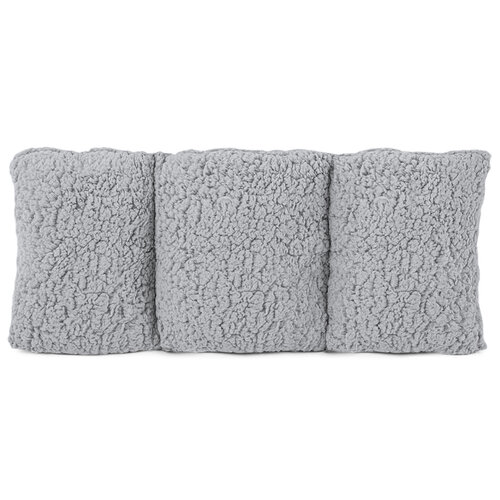 4home Vankúš pod chrbát baránok sivá, 60 x 30 cm 4home Vankúš pod chrbát baránok sivá, 60 x 30 cm
