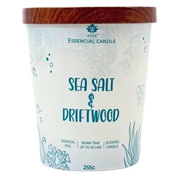 Arome Sviečka v sklenenej nádobe s kovovým viečkom255 g Sea salt & Driftwood