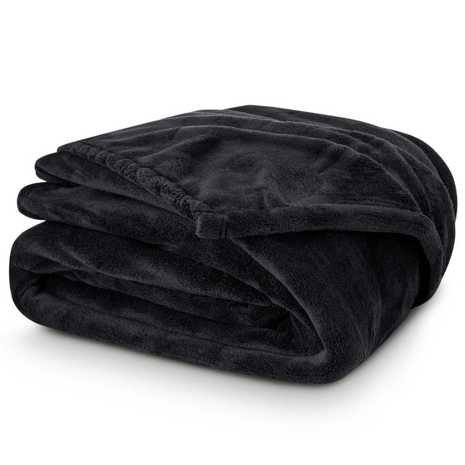 BedTex Deka mikroplyš Čierna, 150 x 200 cm BedTex Deka mikroplyš Čierna, 150 x 200 cm