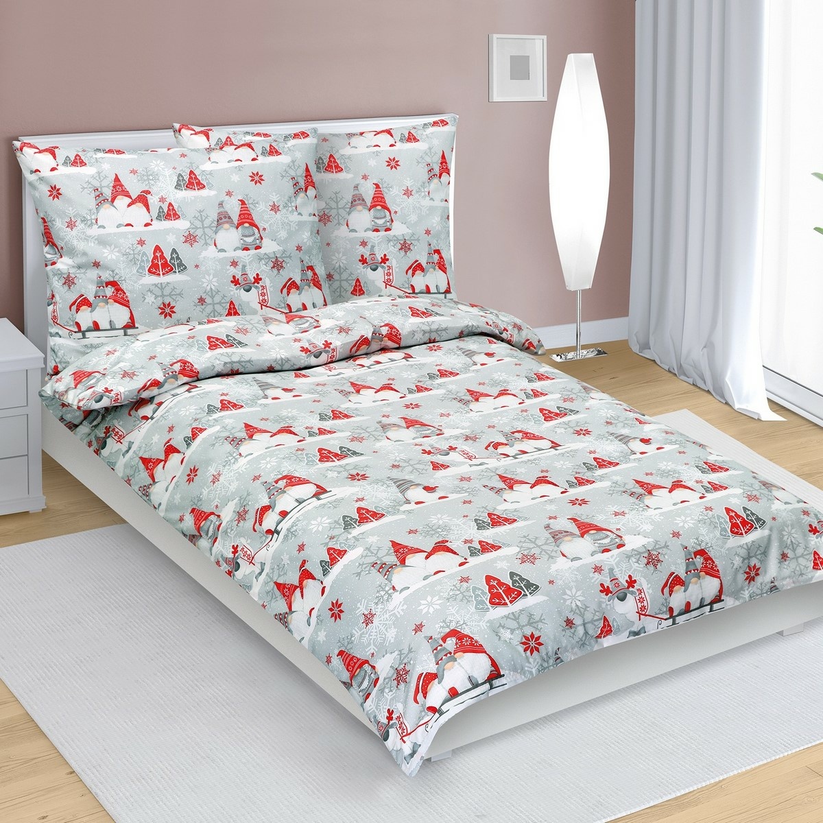 Bellatex Bavlnené obliečky Škriatkovia, 140 x 200 cm, 70 x 90 cm Bellatex Bavlnené obliečky Škriatkovia, 140 x 200 cm, 70 x 90 cm