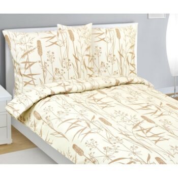 Bellatex Flanelové obliečky Rákos, 140 x 200 cm, 70 x 90 cm