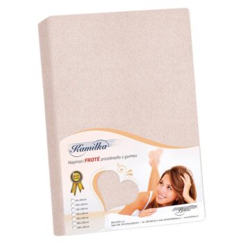 Bellatex Froté plachta pudrová ružová, 180 x 200cm, 180 x 200 cm