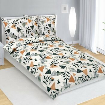 Bellatex Krepové obliečky Záhrada, 140 x 200 cm, 70 x 90 cm, 140 x 200 cm, 70 x 90 cm