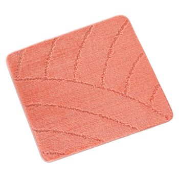 Bellatex Kúpeľňová predložka Bany bez výkroja Oblúky lososová, 60 x 50 cm