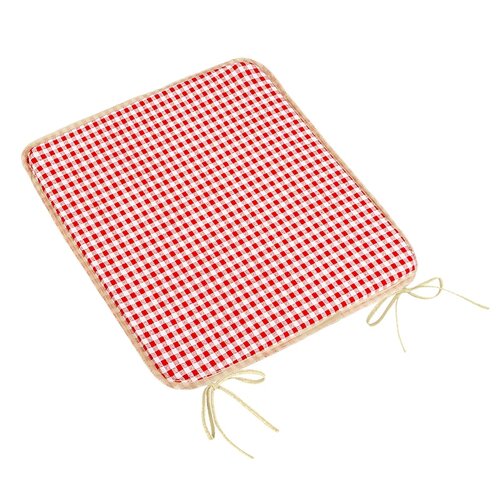 Bellatex Sedák Berta hladký Kocka červená, 40 x 40 cm Bellatex Sedák Berta hladký Kocka červená, 40 x 40 cm
