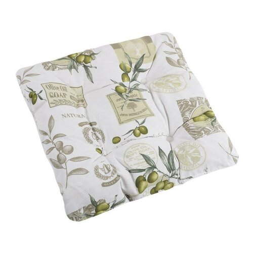 Bellatex Sedák prešívaný Ema Oliva, 40 x 40 cm Bellatex Sedák prešívaný Ema Oliva, 40 x 40 cm