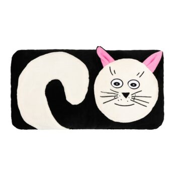 Bellatex Tvarovaný vankúš Kočička, 45 x 30 cm