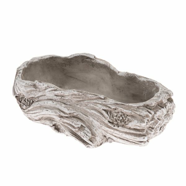 Betónový kvetináč Kmeň, 20 x 6 x 10,5 Betónový kvetináč Kmeň, 20 x 6 x 10,5