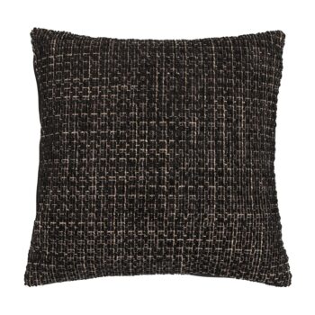 Bo-Ma Trading Obliečka na vankúš Isla, 45 x 45 cm, čierna