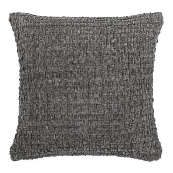 Boma Trading Obliečka na vankúšik Arya tmavosivá, 43 x 43 cm