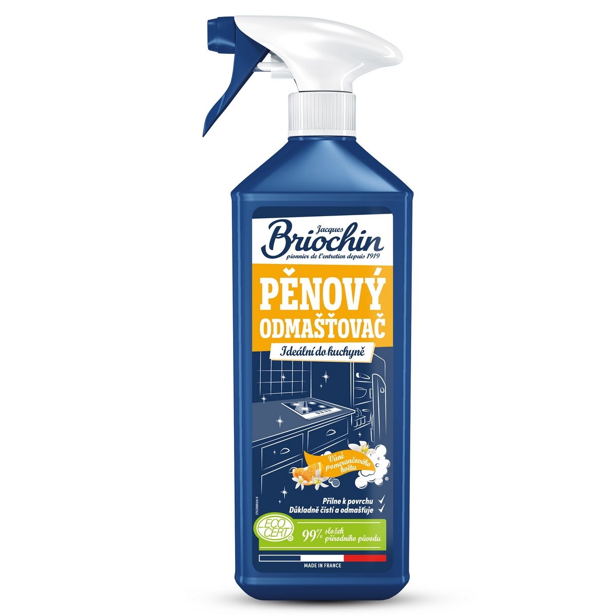 Briochin Penový odmasťovač - pomaranč, 750 ml Briochin Penový odmasťovač - pomaranč, 750 ml