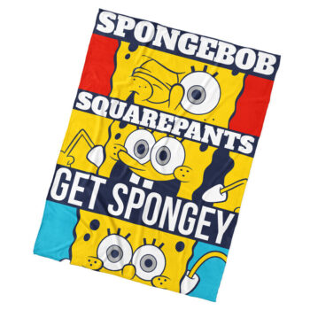 Carbotex Detská deka Sponge Bob Squarepants, 130 x 170 cm
