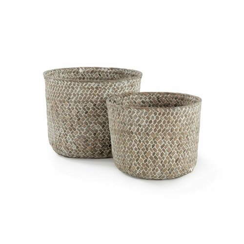 Compactor Set 2 ks pletených košíkov Compactor MIKA, malý 14 x 11 cm, veľký 16 x 12 cm, béžový Compactor Set 2 ks pletených košíkov Compactor MIKA, malý 14 x 11 cm, veľký 16 x 12 cm, béžový