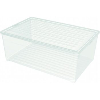 Curver Úložný box Textile 45 l, číra