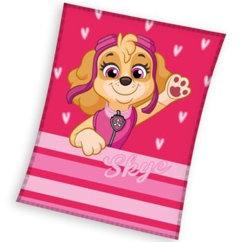 Detská deka Carbotex Paw Patrol Skye the Pilot,110 x 140 cm