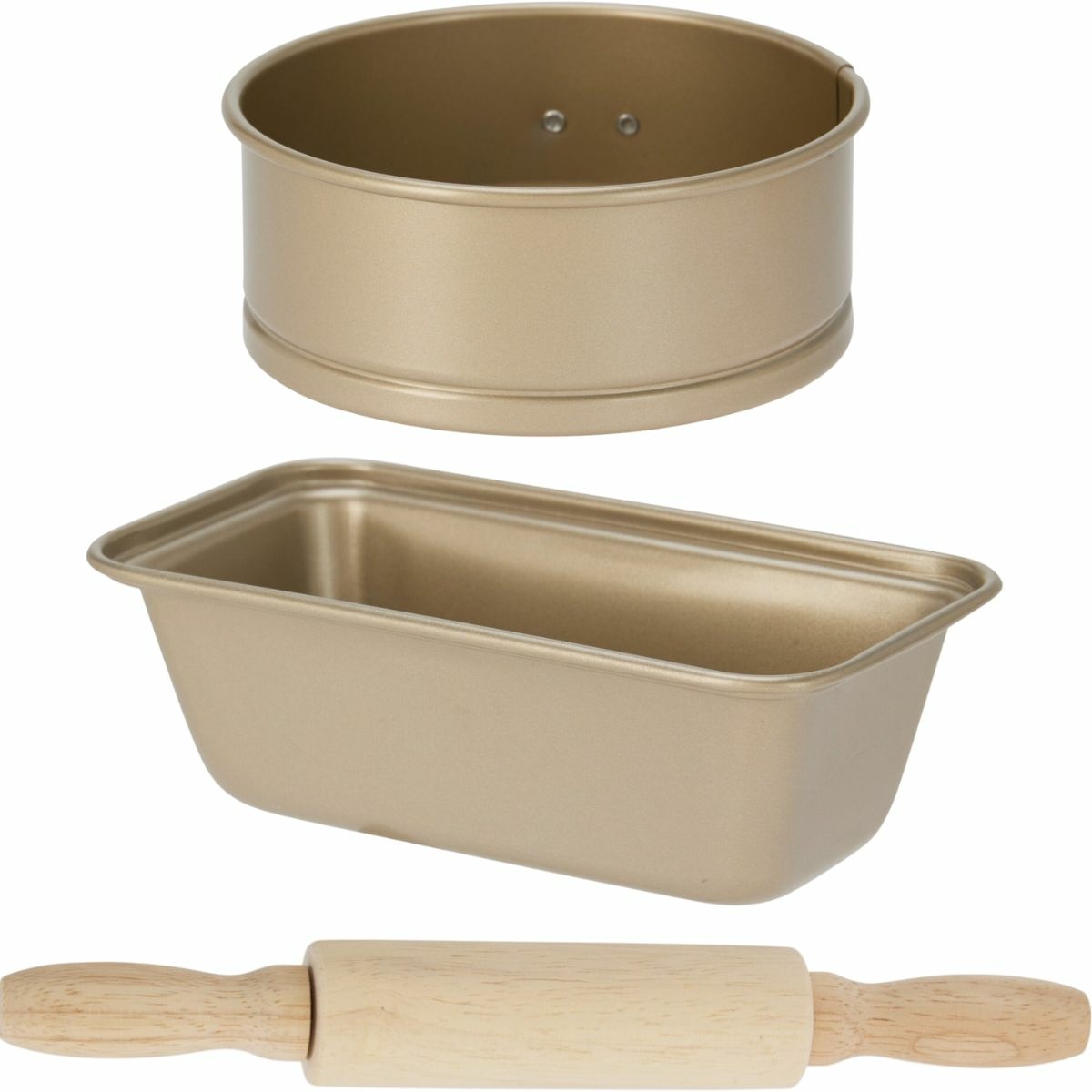 Detská súprava na pečenie - 2 formy, valček Detská súprava na pečenie - 2 formy, valček