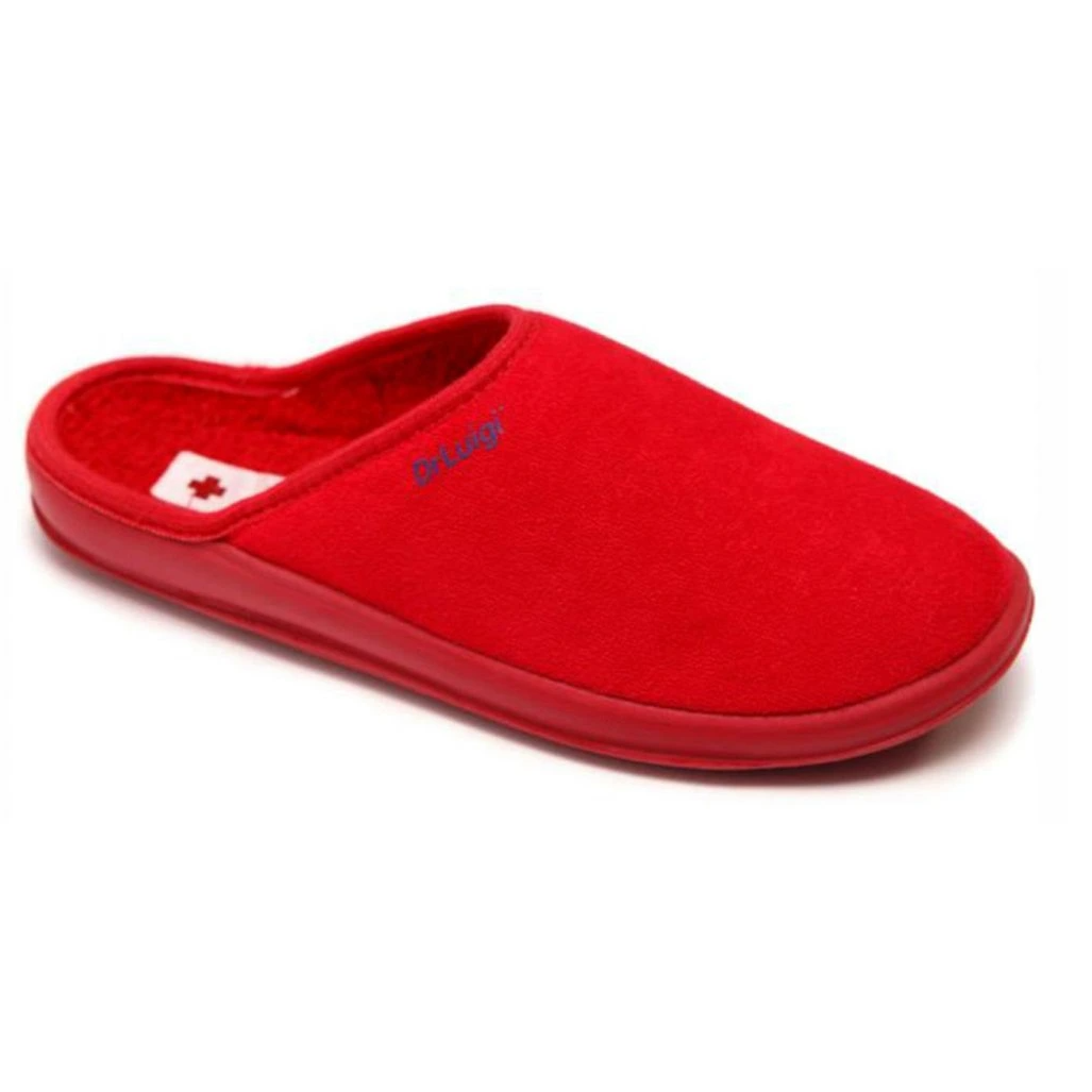 Dr. Luigi Zdravotná domáca obuv, červená, veľ. 41, 41 EU Dr. Luigi Zdravotná domáca obuv, červená, veľ. 41, 41 EU