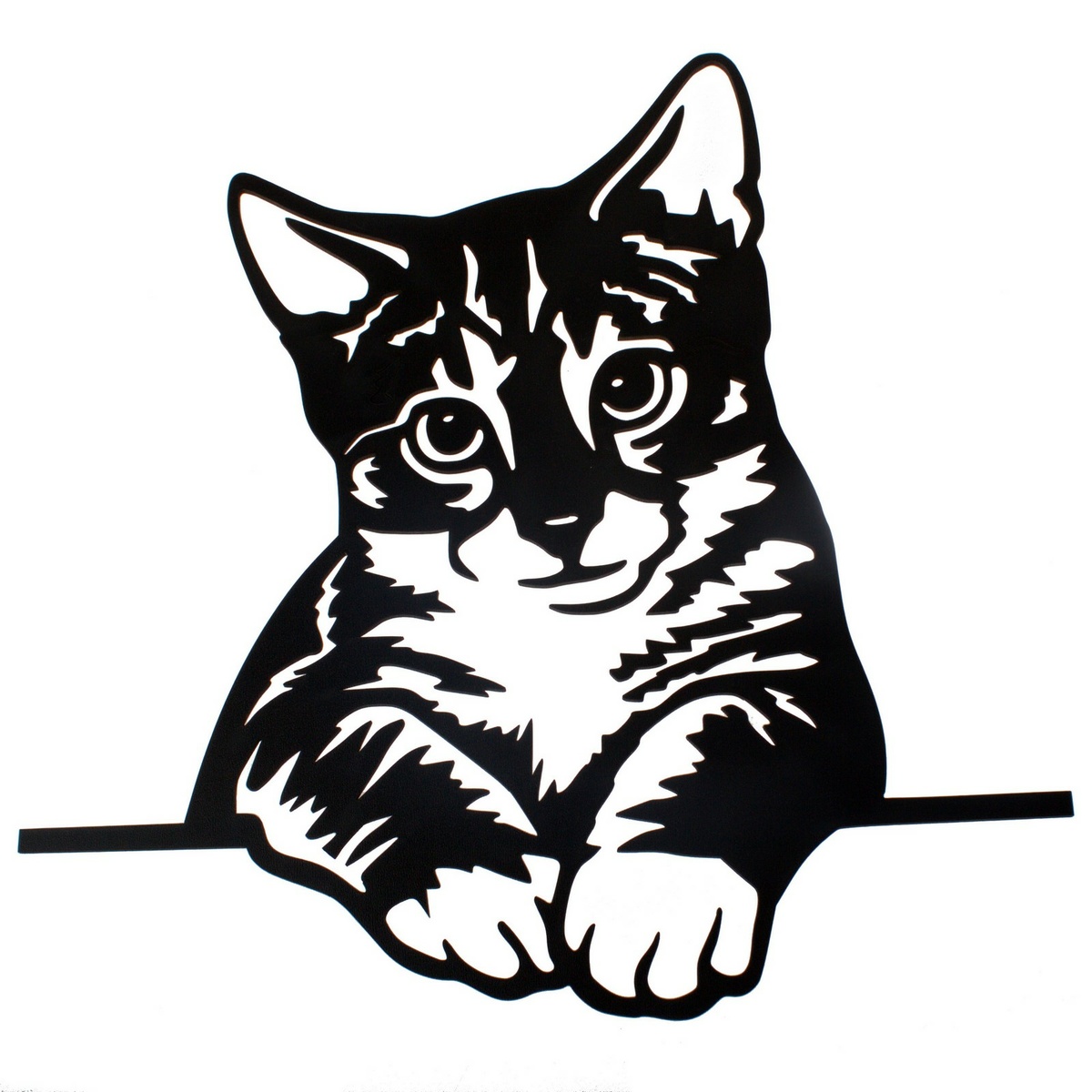 Drevená vyrezávaná dekorácia na stenu Mačka domáca, 35 x 35 cm Drevená vyrezávaná dekorácia na stenu Mačka domáca, 35 x 35 cm