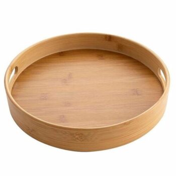 Florina Drevený podnos BAMBOU, 30 x 5 cm, pr. 30 cm