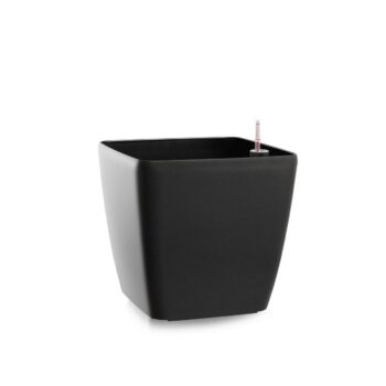 Flower Lover Samozavlažovací kvetináč Quadrato matt antracit, 24 cm, 24 cm