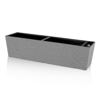 Flower Lover Samozavlažovací kvetináč Supreme Stone sivá, 75 cm, 75 cm
