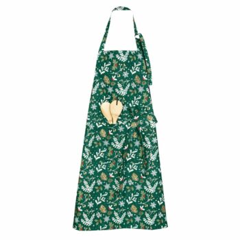 Forbyt Kuchynská zástera Zelené Vianoce, 70 X 90 cm