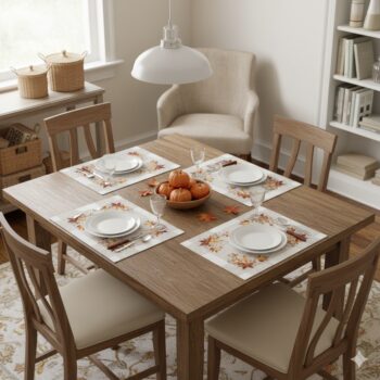 Forbyt Prestieranie Jesenné lístie, 35 x 45 cm, súprava 4 ks